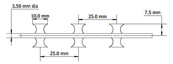 Обруч провода бритвы плоский