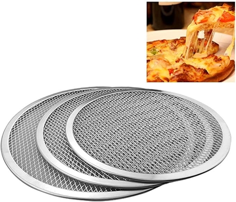 Экрана пиццы 12 дюймов выпечка еды алюминиевого устойчивая