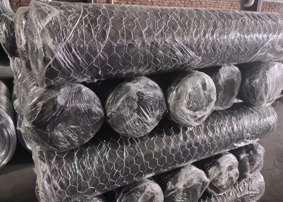 20 Gauge Hot Dipped Galvanised Hexagonal Netting Galvanized Poultry Netting Twisted