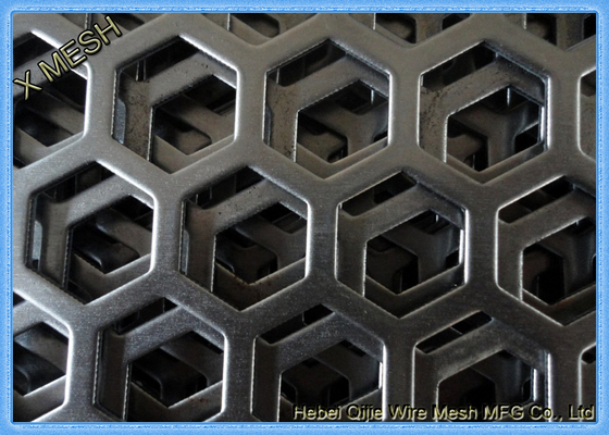 Шестиугольная пефорированная сетка металла, облегченный алюминий пефорированный металлический лист