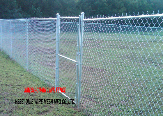 11 Gauge Chain Link Fence Fabric Горячая оцинкованная стальная проволока / Посты