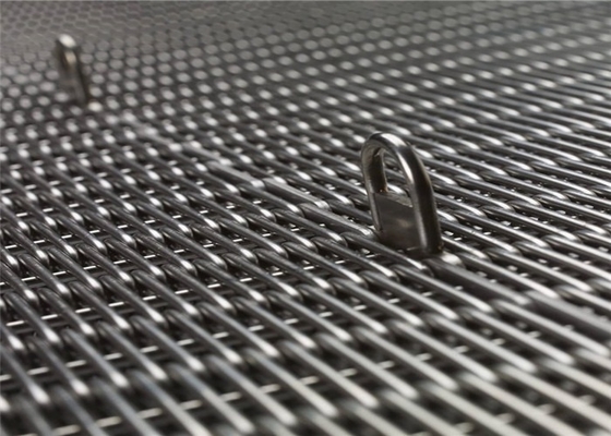 конвейерная лента ячеистой сети металла еды ширины 2.9м, пояс сетки нержавеющей стали