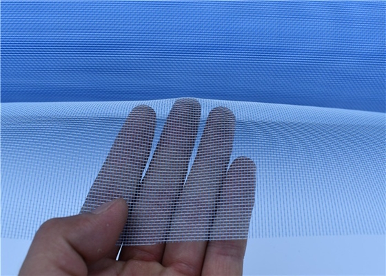 Экран окна москита голубого белого полимера невидимый для ширины 0.5-3м