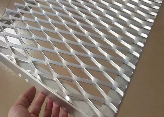 Покрытая порошком домашним сетка металла украшения расширенная алюминием для строя фасада