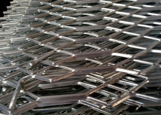 лист сетки металла отверстия слабый стальной 1.6mm диаманта ширины 1.2m расширенный толщиной
