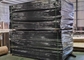 Покрытые ПВК портативные временные панели загородки металла с стальными ногами 6' кс 8' размер