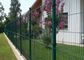 Домашняя на открытом воздухе декоративная сваренная загородка сада панели 3D ячеистой сети изогнутая металлом