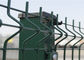 Сварная проволочная сетка 6,0 мм изогнутый металлический сад ограждения безопасности ПВХ покрытия