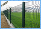 Покрытые Пвк панели загородки ячеистой сети, размер сетки 50*200мм проволочной изгороди металла