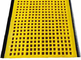 Средства массовой информации сетки ПУ &amp; лист плиты загиба палубы циновок сетки уретана в желтом цвете