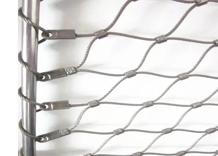 Защита зоопарка Животные клетки Нержавеющая сталь ограждение Screen Mesh Расширить сеть проволока веревка кабельная сеть 5