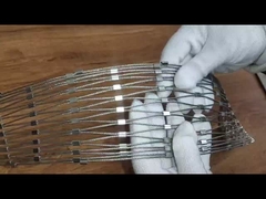 Защита зоопарка Животные клетки Нержавеющая сталь ограждение Screen Mesh Расширить сеть проволока веревка кабельная сеть