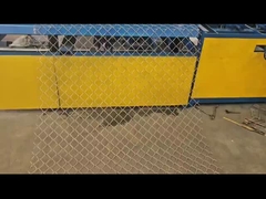 Гальванизированный отверстий циклона 60x60 50ft ПВХ покрытый цепной ссылки ограждения высотой 1,8 м