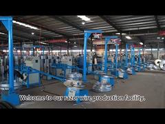 Оцинкованная колючая проволока типа BTO-22 для спиральных заграждений, 15 лет опыта, выгодная цена