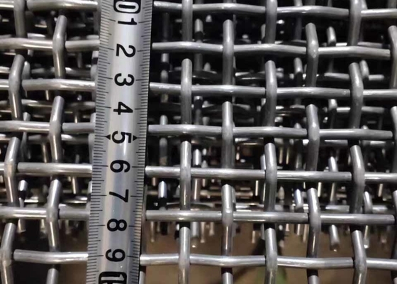 Высокая растяжимая сетка экрана вибрируя утеса карьера минирования стального провода для каменного сетки