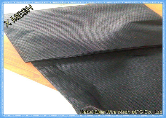 15*10 Mesh Black Color Fly Screen Mesh High Strength Pet Screen 32% Polyester And 68% PVC