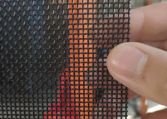 Чернота сетки экрана мухы нержавеющей стали OEM 316 покрыла