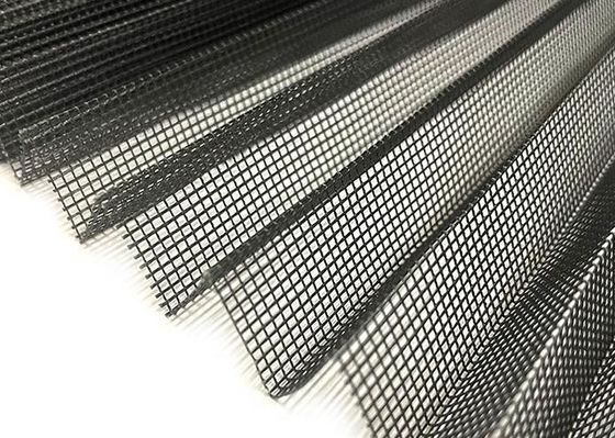 Чернота покрасила плиссированного москита экран 18x16 цепляет ширину x 10m 2.4m длиной