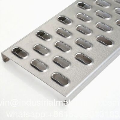 Galvanized Sheet Oval Grip Strut Work Platform Walkway Safety Grating