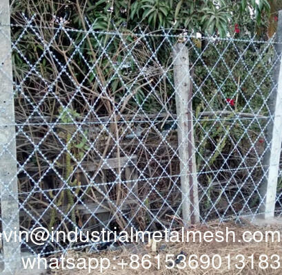Стенная противоугонная сварная бритва колючая проволока сварная бритва проволочная сетка