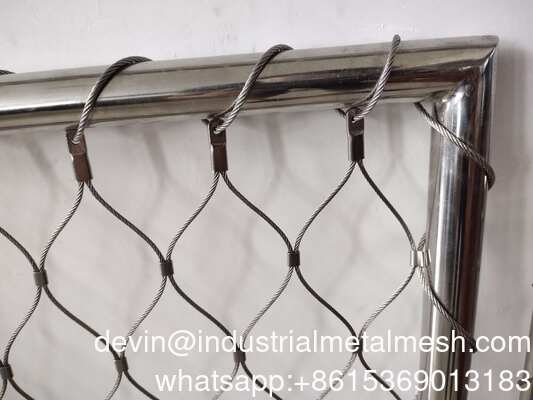 Falling Curing Stainless Steel Wire Cable Rope Mesh Net for Handrail