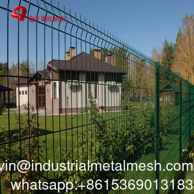 PVC-Coated Galvanized 3D Curved Welded Mesh Fence Panel For Garden Or Farm
