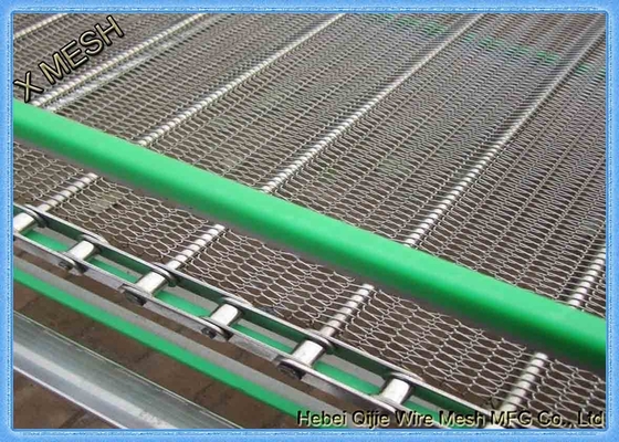 Сбалансированная двойником спиральная конвейерная лента стального провода решетки с цепью 30 метров длины