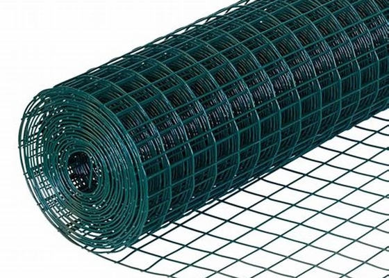 Зеленый PVC покрыл плетение ячеистой сети 50mmx100mm 3ft сваренное садом