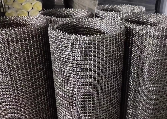 Нержавеющая сталь 304 квадрата апертуры 2mm гофрировала сплетенную ячеистую сеть 20x20mm
