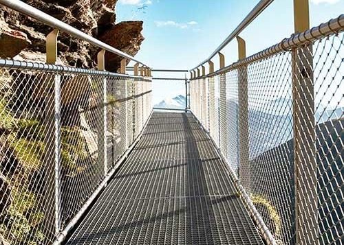 Равнина сетки веревочки нержавеющей стали Ferrule кабельной проводки SS 316 Inox гибкая соткет