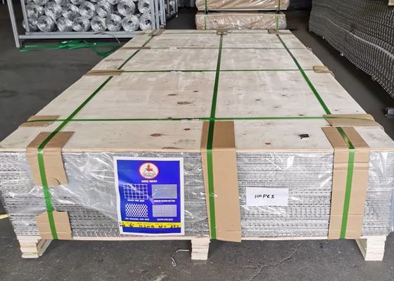 конкретная сваренная сетка подкрепления ячеистой сети 15x15 австралийская стандартная