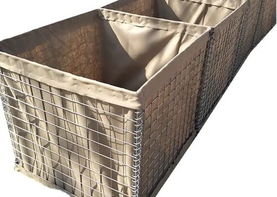 Барьер Hesco стены песка ориентированного на заказчика утюга военный для сопротивляться носки потока