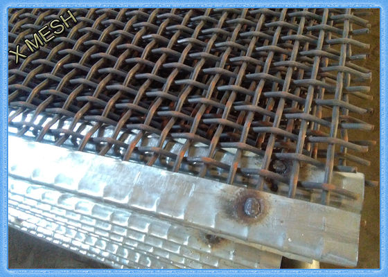 квадратное отверстие сетки вибрационного экрана 1,5кс2м из высокоуглеродистой стали