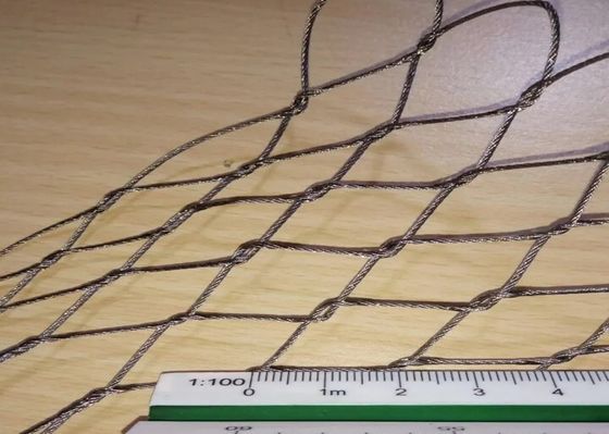 Защита зоопарка Животные клетки Нержавеющая сталь ограждение Screen Mesh Расширить сеть проволока веревка кабельная сеть