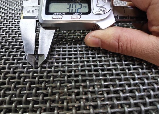 Экран 1.5m x 1.95m сетки песка волнистой проволки 65mm вибрируя