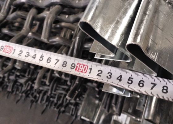 Нержавеющая сталь скрученная проволока добывающий сито вибрирующая сетка экрана
