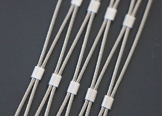 SS316 Ferrule Diamond Flexible Inox Stainless Steel Wire Wire Cable Net Rope Mesh (Стальная нержавеющая сталь, из нержавеющей стали)