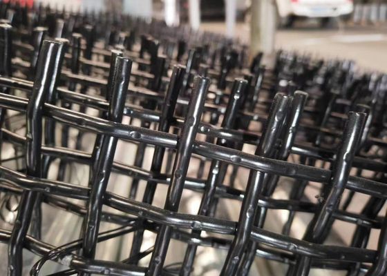 Оптовая торговля оцинкованной квадратной тканевой сеткой / нержавеющей сталью сжатой сеткой