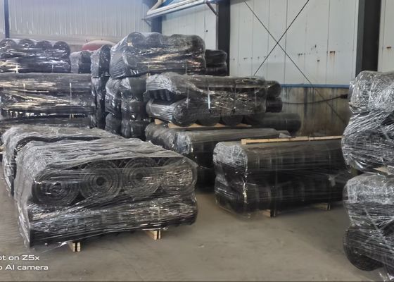 Pvc SGS 3/4X3/4 покрашенный зеленым цветом покрыл сваренную ячеистую сеть Rolls для птицы