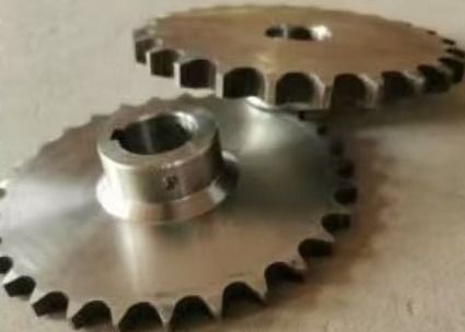 DIN Sprocket 24B 28B 32B цепное колесо с 10 мм зубом и материалом C45