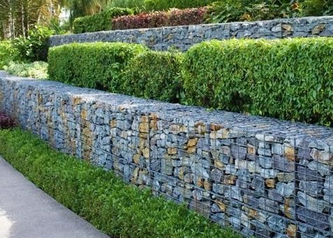 Сваренные корзины Gabion с гальванизированной крышкой подпорной стенкой провода