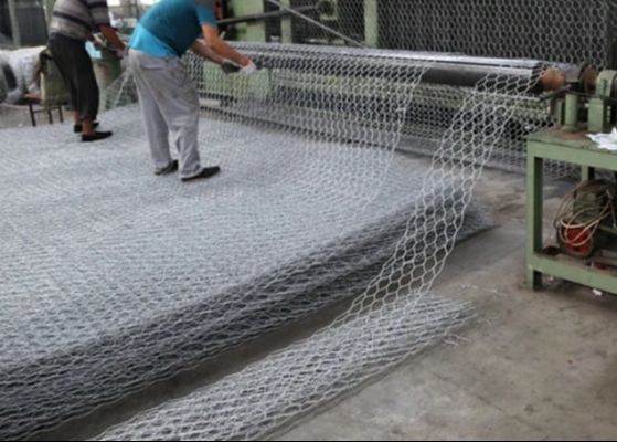 1 x 1 x 1 гальванизированная метром коробка Gabion/шестиугольная ячеистая сеть Gabion 50 x 50 Mm