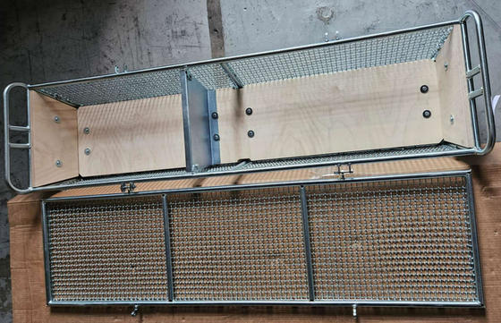 Корзина 300x197x70mm хранения ячеистой сети нержавеющей стали кухни 304