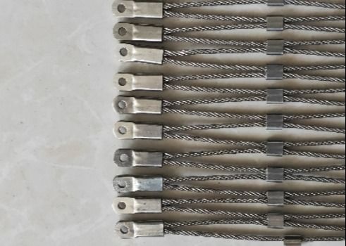 сетка веревочки нержавеющей стали загородки веревочки провода SS 316 толщины 1.5mm для зоопарка