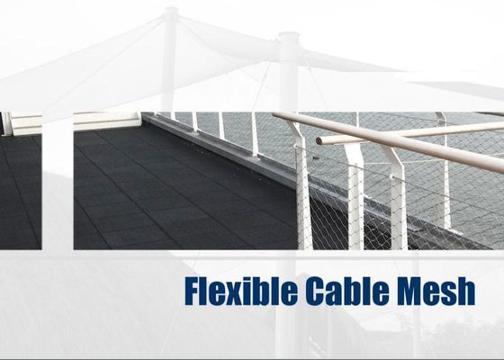 Сетка веревочки Ss316l 1-6mm 20x20mm завязанная нержавеющей сталью