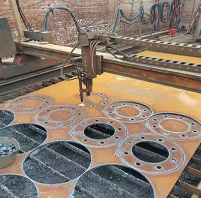 Перфорированный лист из углеродистой стали SS400 для просеивающей пластины