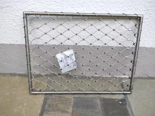 Индивидуальный тип наконечника Inox 316 для сетки из стального троса, гибкая сетка из нержавеющей стали Webnet X Tend Mesh