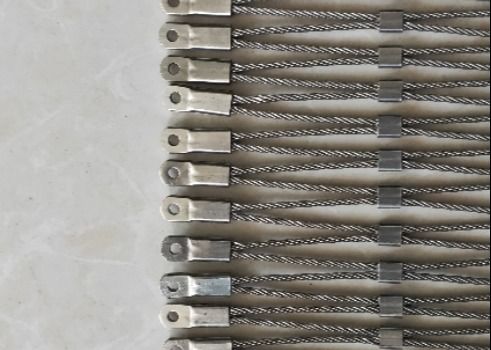 SS 304 316 Гибкая зоопарковая сетка обезьяна клетка нержавеющая сталь проволока веревка сетка для зоологического сада