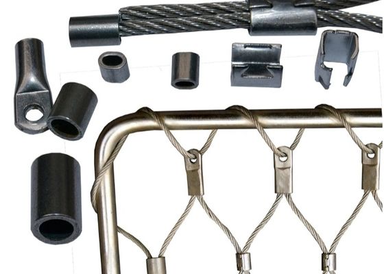 SS 304 316 Гибкая зоопарковая сетка обезьяна клетка нержавеющая сталь проволока веревка сетка для зоологического сада