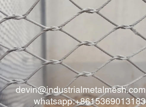 SS316 Ferrule Diamond Flexible Inox Stainless Steel Wire Wire Cable Net Rope Mesh (Стальная нержавеющая сталь, из нержавеющей стали)